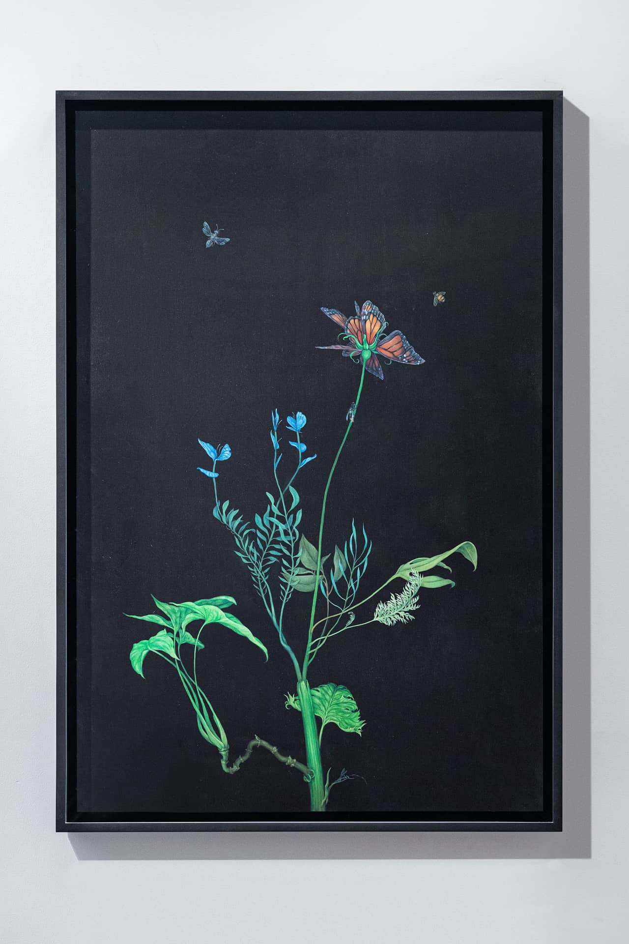 Zachari Logan, The Pollinators (Fantasy Flowers Series), 2020, installed at Canada Goose, International Plaza, Wuhan, China
